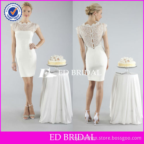 ssw008 2013 new style sexy fitted lace short wedding dresses